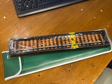 Tenkaichi Soroban Abacus 23 Columns Instructions Counting Tool Frame Japan NEW