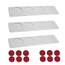 Magnetic Spice Jars Rack Stainless Steel Spice Jars Wall Plate Base Wall5972