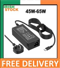 SKOTSLYE USB-C Laptop Charger 65W/45W Fast Type-C Adapter for HP Dell Lenovo- IR