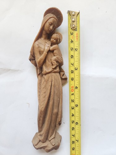 Vintage hand carved wooden - carved,