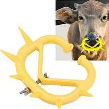 10pcs CalF Weaning Nose Rings Plastic Weaning Spiked Ring Preventing Suckling