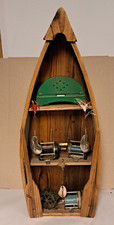 Cedar Canoe Wall Shelf With