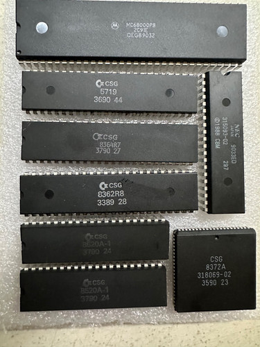 Commodore amiga set - amiga, chips