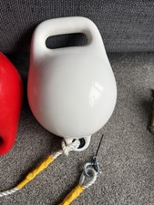 Mooring pick up buoy Kit 8 Inch Bouy x 2 with 6m of 10mm polypropylene rope
