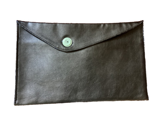 Handmade black faux leather - handmade,