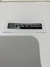 HONDA MB50 MB80 Cockpit / Headlight Fairing decal / sticker