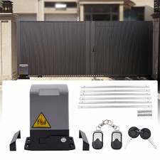 1200KG Automatic Sliding Gate Opener Electric Driveway Motor w/ 6m Gear Track UK