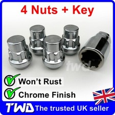 4x ALLOY WHEEL LOCKING NUTS