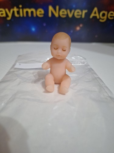 Mini baby seated doll - doll, silicone