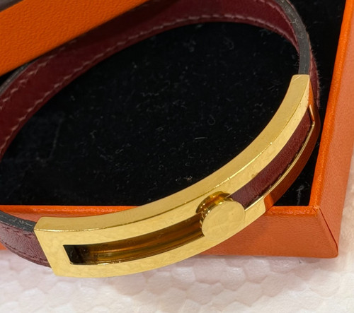 Vtg hermes bracelet bungle - bracelet,