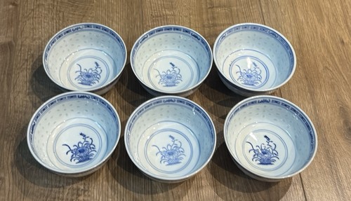 Vintage chinese blue and white - vintage,