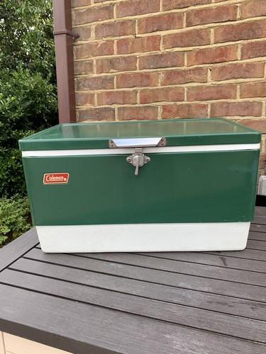 Vintage coleman green metal - vintage,