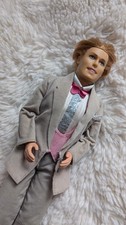 Barbie Doll Vintage Ken Mattel In Grey Pink Suit Xmas Gift
