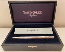 Yard o Led sterling silver plain Viceroy ballpoint pen 1994, excellent condition