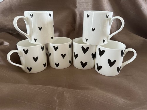 Hand decorated bone china - hand-decorated, mugs