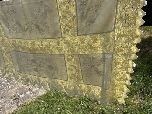 Mary card crochet bedspread - mary,