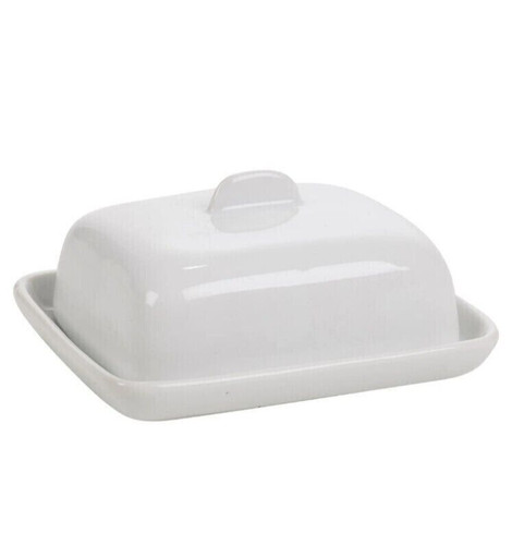 Ceramic mini butter dish - ceramic,