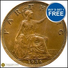 FARTHING COIN CHOICE OF YEAR