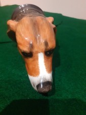 Royale Stratford Beagle Head Stirrup Cup - Silver Plate Bevel - with Certificate