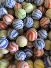 25 x "FROSTED SWIRL'' Glass