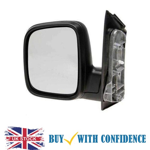Door wing mirror - door, black