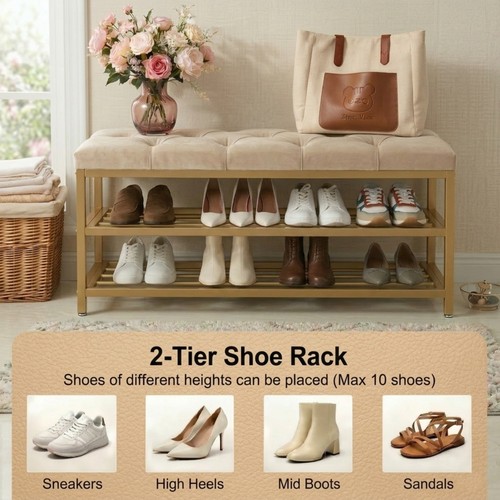 Shoe bench storage rack - shoe,