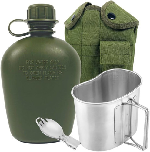 Begrit army canteen - canteen, stainless