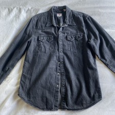 Levis Shirt Mens Large Black