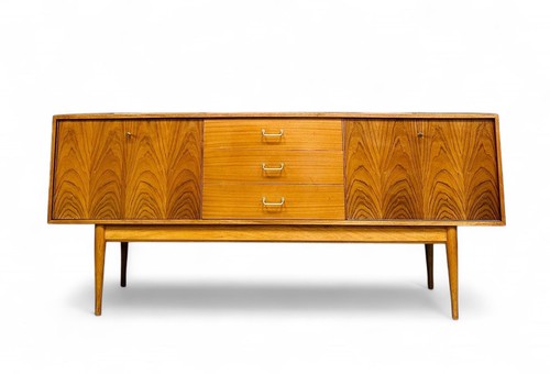 Uniflex walnut sideboard mid - walnut,