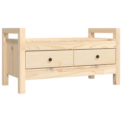 Solid wood pine hall bench - hall,