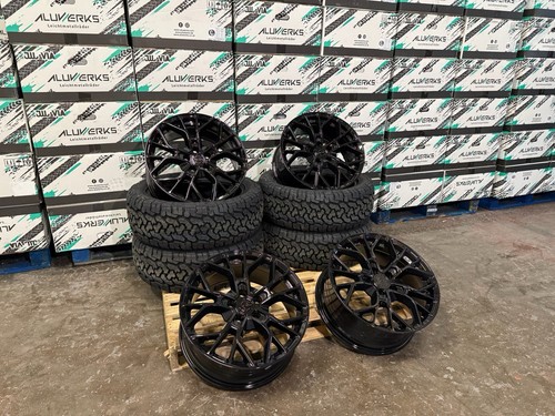 Black swamper alloy wheels - 18",