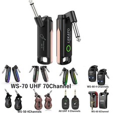 LEKATO Wireless Guitar System Wireless Guitar Transmitter Receiver Rechargeable