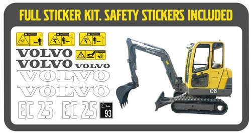 Volvo ec25 mini digger - ec25, full