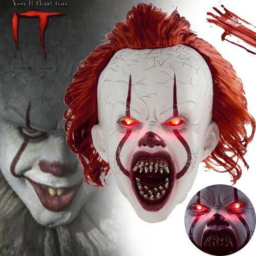 Horror pennywise mask - horror, led
