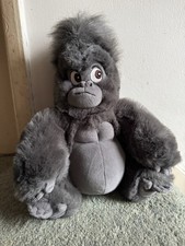 Disney Store Terk Gorilla Tarzan Movie Plush Soft Toy Grey Monkey 9''