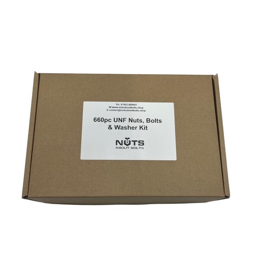 660pc unf bzp nuts - unf, &