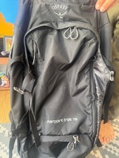 osprey farpoint trek 75l Black Plus Extras