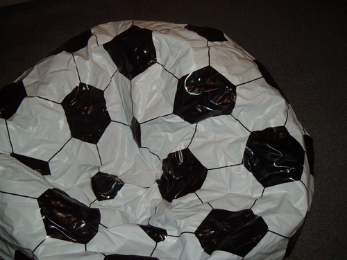 Inflateable football seat - seat,