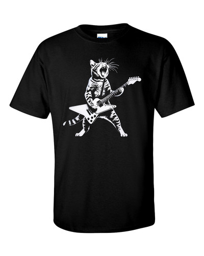 Rock band cat playing - rock,