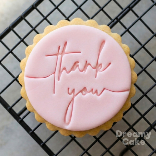 Thank you cookie stamp - you,