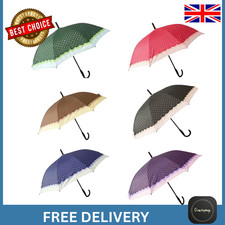 Umbrella Large Automatic Open Water Resistant Golf Umbrella Men Women 10 RIBS