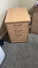 3-Drawer Lockable Under Desk
