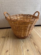 Wicker Round Basket With