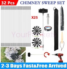 32x Flexible Chimney Sweep Set