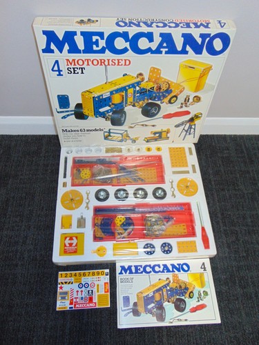 Vintage sealed mint meccano - vintage, sealed/mint