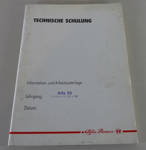 Training material alfa romeo - material,