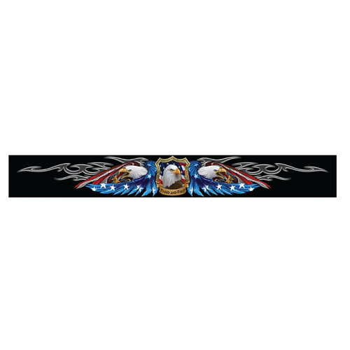 American flag eagle sticker - american,