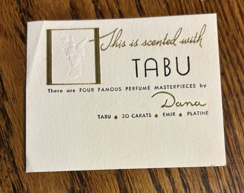 Tabu perfume vintage - tabu,