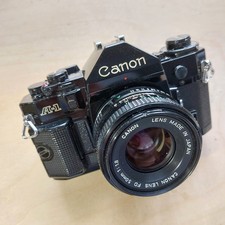Canon A-1 SLR Film Camera with