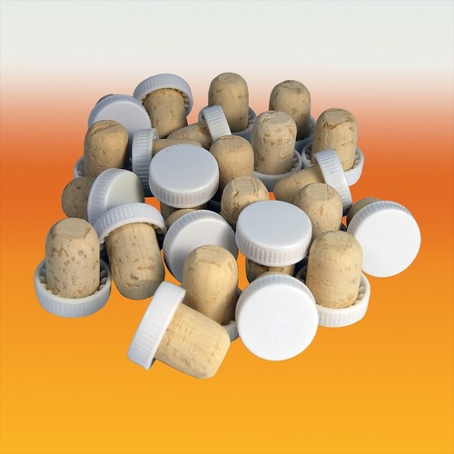 Plastic top flanged wine - top,